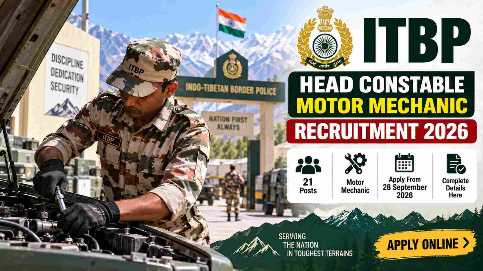 ITBP Head Constable Motor