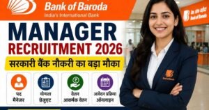 Bank of Baroda Manager Recruitment 2026: सरकारी बैंक नौकरी का बड़ा मौका