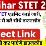 Bihar STET Admit Card 2025