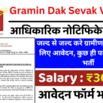 Gramin Dak Sevak Vacancy